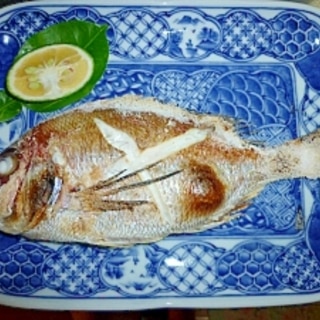 カボスde花鯛の焼き魚